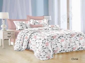 КПБ 2сп Satin collection Микросатин Оля Под175*215+Пр180*215+2Нав(70*70)