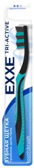 EXXE Зубная щетка  tri-active, средняя /48