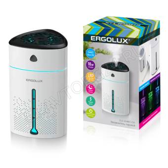 Увлажнитель воздуха ERGOLUX ELX-HUM01-C01 1л 5Вт ультразвуковой бело-черный