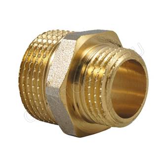Ниппель (бочонок) переходной 1 1/4" х 1" НР