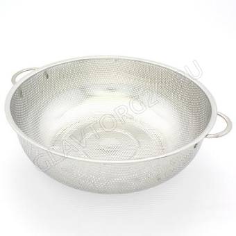 Дуршлаг 31,5см 5,5л нерж. с2-мя ручками/50 арт. AST-002-ДГ-31