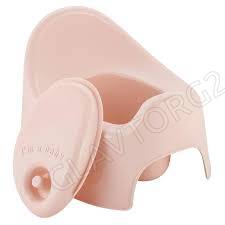 Горшок детский Lalababy Follow Me с крышкой розовый зефир