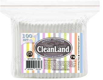 Ватные палочки пакет 100шт CleanLand /162