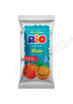 RIO Влажные Салфетки 15шт Фрукты/144