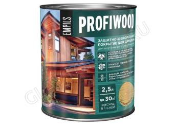 Защитно-декоративное покрытие для древесины PROFIWOOD калужница 2.5 л / 2.3 кг (замята)
