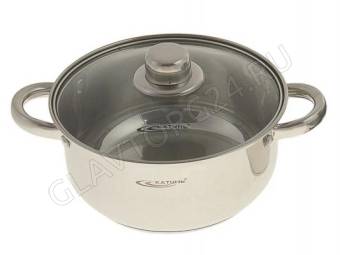 Кастрюля 4,2л [ГРЕТТА] нерж./4 арт. KТ04-D-40