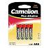 картинка Camelion Plus Alkaline LR03-4bl/48 - батарейка от компании ГлавТорг Красноярск