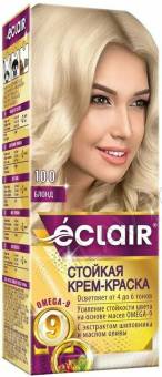 ECLAIR w9 Стойкая крем-краска д/волос № 10.0 блонд