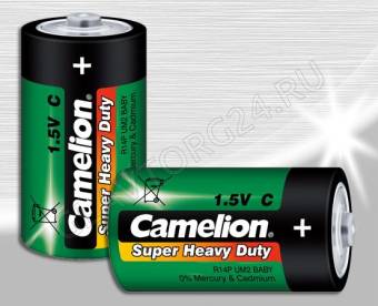 Camelion R14-2sp. Camelion Heavy Duty Tray /12 green батарейка 