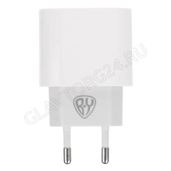 Зарядное устройство сетевое BY Pure 1xType-C 5B PD 3A белый