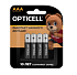картинка OPTICELL ААА-4 батарейка ЦЕНА ЗА 1шт(выписывать по 4шт)  от компании ГлавТорг Красноярск