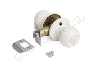 Защелка Avers 6072-03-W (белый) с фиксатором