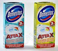 Доместос Attax стикер для очищ.унитаза Морская свежесть 3шт/20