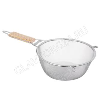 Сито с ободом и ручкой 21см, нерж.сталь, SY-021-21 886-044