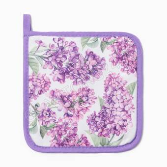 Прихватка 17*17см полиэстер Этель Сирень 