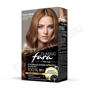 Русс.К.FARA Classic Краска д/волос 504а Золотистый янтарь