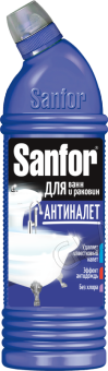 SANFOR для ванн 750мл антиналет лимонная свежесть/15