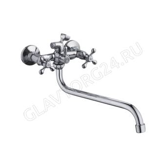 Смеситель для ванны и душа, двухрычажный латунь ACCOONA A7576