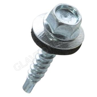 Саморез кровельный оц. с шайбой  6,3х19 (250шт)