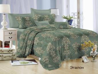 КПБ 2сп FELICITA Микросатин Эталон Под175*215+Пр180*215+2Нав(70*70)