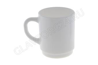 Кружка 250мл стеклокерамика белая МК/48 арт. 71877