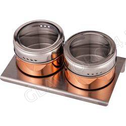 НАБОР ДЛЯ СПЕЦИЙ 3 ПР.НА МАГНИТАХ+МЕТАЛ.ПОДСТАВКА 14*9*5 СМ/24 арт. 912-027