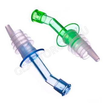 Набор пробок-леек 2шт для соуса/масла/уксуса, на блистере, силикон, микс