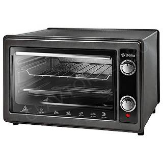 Шкаф жарочный DELTA D-0122 37л 1,3кВт черный