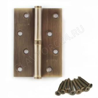 Петля 100*75*2,5 АВ-L САЗАР левый бронза