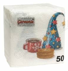 Салфетки 1слойн. 50л 24*24см НГ ВОЛШЕБНЫЙ КОЛПАК Гармония цвета 1/60уп
