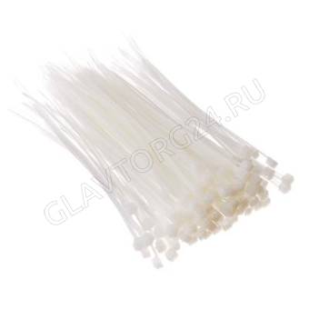 Хомут ЕРМАК нейлоновый для стяжки 3,6х150мм, белый 100шт/уп