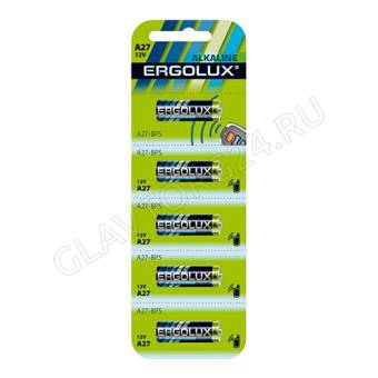Батарейка 12В Ergolux LR27A BL-5 (A27-BP5,  12В)