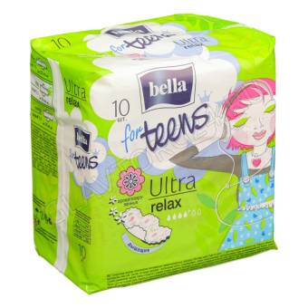 Белла Прокладки гигиенические bella for teens relax deo, 10 шт./уп.BE-013-RW10-259