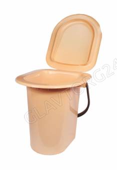 Ведро-туалет 18л М1525 бежевый