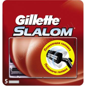 Gillette Slalom Регуляр Кассеты мужские 5шт 