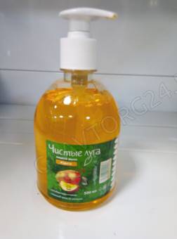 Чистые Луга жидкое мыло 0,5л Манго дозатор ПЭТ /12