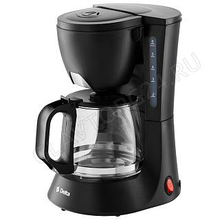 Кофеварка DELTA DL-8153 капельная 600Вт 0,6л кувшин черный