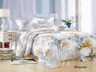 КПБ Евро Satin collection Микросатин ФОРМА Под200*220+Пр220*240+2Нав(70*70)