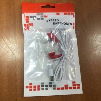 Наушники проводные внутриканальные Stereo EARHONES оранжевый