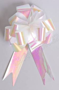 Бант-шар №3 перламутр, белый 817786