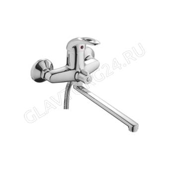 Cмеситель для ванны и душа, однорычажный. силумин, хром ACCOONA A7140