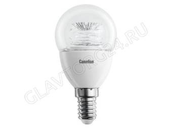 Лампа светод. Camelion LED5.5-G45-CL/830/E14 (5.5Вт 220В)