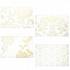 картинка Набор салфеток термо ПВХ 8шт 4шт(28*42)+4шт( 9*9)см Барокко белый принт  от компании ГлавТорг Красноярск