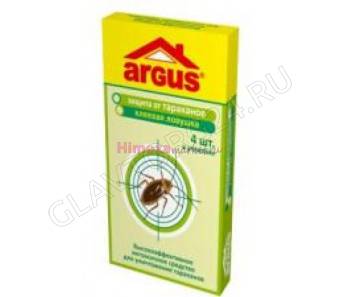ARGUS клеевая ловушка от тараканов (домик 4 шт)