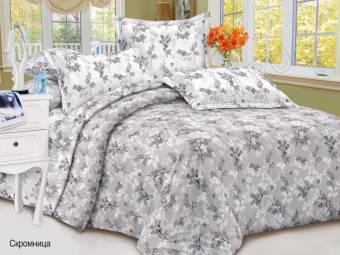 КПБ 2сп Макси Satin collection Микросатин СКРОМНИЦА Под175*215+Пр215*220+2Нав(70*70)