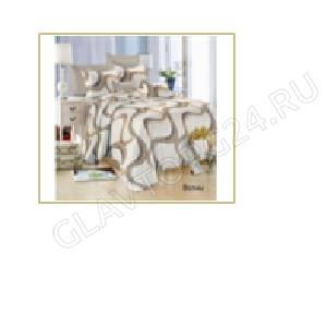 КПБ 2сп Satin collection Микросатин Волны Под175*215+Пр180*215+2Нав(70*70)