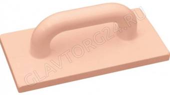 Терка полиуретан. облегченная красная 120*240мм