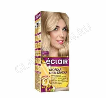 ECLAIR w9 Стойкая крем-краска д/волос № 8.7 песчаный берег