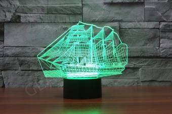 Ночник Camelion NL-404 (Led наст. свет-к, 3Вт, RGB, USB)