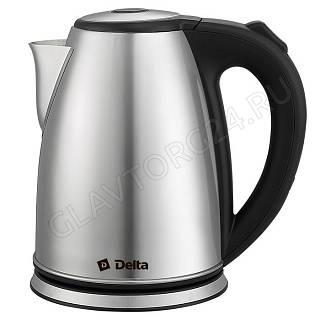 Чайник электрический DELTA DL-1355 1,8л 2,2кВт нерж.сталь 